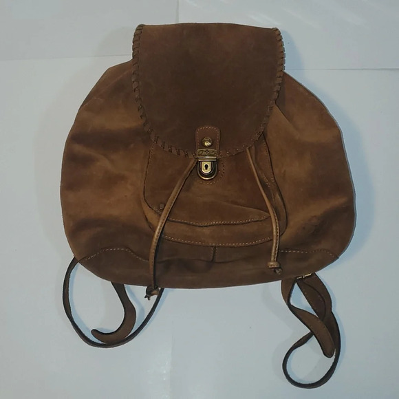 Patricia Nash Casape Backpack Burnished Suede Cognac DISCONTINUED main image 14